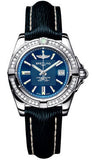 Breitling,Breitling - Galactic 32 Stainless Steel - Diamond Bezel - Sahara Strap - Watch Brands Direct