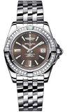 Breitling,Breitling - Galactic 32 Stainless Steel - Diamond Bezel - Pilot Bracelet - Watch Brands Direct
