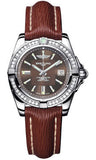 Breitling,Breitling - Galactic 32 Stainless Steel - Diamond Bezel - Sahara Strap - Watch Brands Direct