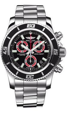 Breitling,Breitling - Superocean Chronograph M2000 Stainless Steel Bracelet - Watch Brands Direct