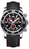 Breitling,Breitling - Superocean Chronograph M2000 Superocean Leather Strap - Watch Brands Direct