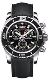 Breitling,Breitling - Superocean Chronograph M2000 Superocean Leather Strap - Watch Brands Direct