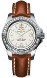 Breitling,Breitling - Colt Lady Diamond Bezel - Leather Strap - Watch Brands Direct