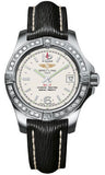 Breitling,Breitling - Colt Lady Diamond Bezel - Sahara Leather Strap - Watch Brands Direct