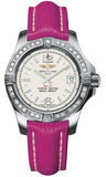 Breitling,Breitling - Colt Lady Diamond Bezel - Sahara Leather Strap - Watch Brands Direct