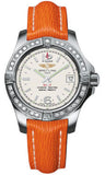 Breitling,Breitling - Colt Lady Diamond Bezel - Sahara Leather Strap - Watch Brands Direct