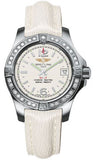 Breitling,Breitling - Colt Lady Diamond Bezel - Sahara Leather Strap - Watch Brands Direct