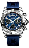 Breitling,Breitling - Chronomat 44 Steel Polished Bezel - Ocean Racer Strap - Watch Brands Direct