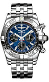 Breitling,Breitling - Chronomat 44 Steel Polished Bezel - Pilot Bracelet - Watch Brands Direct