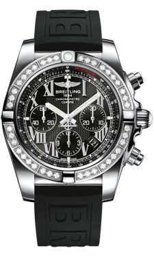 Breitling,Breitling - Chronomat 44 Steel 40 Diamond Bezel - Diver Pro III Strap - Watch Brands Direct