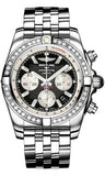 Breitling,Breitling - Chronomat 44 Steel 40 Diamond Bezel - Pilot Bracelet - Watch Brands Direct