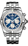Breitling,Breitling - Chronomat 44 Steel 40 Diamond Bezel - Pilot Bracelet - Watch Brands Direct