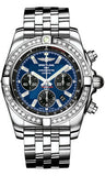 Breitling,Breitling - Chronomat 44 Steel 40 Diamond Bezel - Pilot Bracelet - Watch Brands Direct