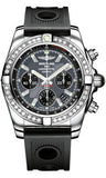 Breitling,Breitling - Chronomat 44 Steel 40 Diamond Bezel - Ocean Racer Strap - Watch Brands Direct