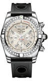Breitling,Breitling - Chronomat 44 Steel 40 Diamond Bezel - Ocean Racer Strap - Watch Brands Direct
