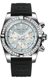 Breitling,Breitling - Chronomat 44 Steel 40 Diamond Bezel - Diver Pro III Strap - Watch Brands Direct