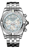Breitling,Breitling - Chronomat 44 Steel 40 Diamond Bezel - Pilot Bracelet - Watch Brands Direct