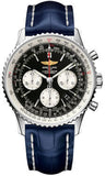 Breitling,Breitling - Navitimer 01 43mm - Stainless Steel - Croco Strap - Watch Brands Direct