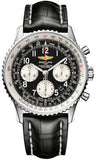 Breitling,Breitling - Navitimer 01 43mm - Stainless Steel - Croco Strap - Watch Brands Direct