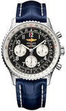 Breitling,Breitling - Navitimer 01 43mm - Stainless Steel - Croco Strap - Watch Brands Direct