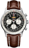 Breitling,Breitling - Navitimer 01 43mm - Stainless Steel - Croco Strap - Watch Brands Direct