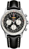 Breitling,Breitling - Navitimer 01 43mm - Stainless Steel - Leather Strap - Watch Brands Direct