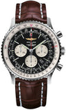 Breitling,Breitling - Navitimer 01 46mm - Stainless Steel - Croco Strap - Watch Brands Direct