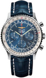 Breitling,Breitling - Navitimer 01 46mm - Stainless Steel - Croco Strap - Watch Brands Direct