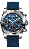 Breitling,Breitling - Chronomat 41 Steel Polished Bezel - Diver Pro III Strap - Watch Brands Direct