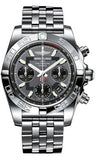 Breitling,Breitling - Chronomat 41 Steel Polished Bezel - Pilot Bracelet - Watch Brands Direct