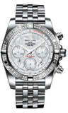 Breitling,Breitling - Chronomat 41 Steel Diamond Bezel - Pilot Bracelet - Watch Brands Direct