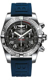 Breitling,Breitling - Chronomat 41 Steel Diamond Bezel - Diver Pro III Strap - Watch Brands Direct