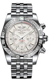 Breitling,Breitling - Chronomat 41 Steel Diamond Bezel - Pilot Bracelet - Watch Brands Direct