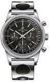 Breitling,Breitling - Transocean Chronograph Steel - Diamond Bezel - Bracelet - Watch Brands Direct