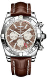 Breitling,Breitling - Chronomat GMT Croco Strap - Watch Brands Direct