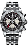 Breitling,Breitling - Chronomat 44 GMT Stainless Steel Bracelet - Watch Brands Direct