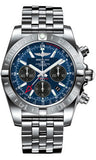Breitling,Breitling - Chronomat 44 GMT Stainless Steel Bracelet - Watch Brands Direct
