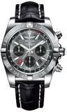 Breitling,Breitling - Chronomat 44 GMT Stainless Steel on Croco Strap - Watch Brands Direct