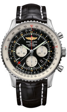 Breitling,Breitling - Navitimer GMT Croco Strap - Watch Brands Direct