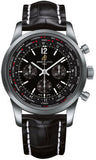 Breitling,Breitling - Transocean Unitime Pilot Satin Steel - Watch Brands Direct