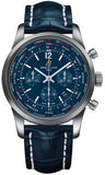 Breitling,Breitling - Transocean Unitime Pilot Satin Steel - Watch Brands Direct