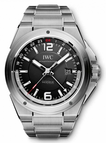 IWC,IWC - Ingenieur Dual Time Stainless Steel - Watch Brands Direct