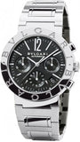 Bulgari,Bulgari - BVLGARI Chronograph 38mm - Stainless Steel - Watch Brands Direct