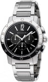 Bulgari - BVLGARI Chronograph 41mm - Stainless Steel - Watch Brands Direct
 - 2