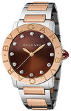 Bulgari,Bulgari - BVLGARI Automatic 37mm - Stainless Steel and Rose Gold - Watch Brands Direct