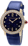 Bulgari,Bulgari - BVLGARI Automatic 33mm - Rose Gold - Diamond Bezel - Watch Brands Direct