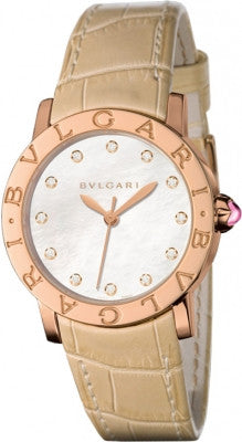 Bulgari,Bulgari - BVLGARI Automatic 33mm - Rose Gold - Watch Brands Direct