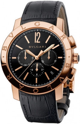 Bulgari - BVLGARI Chronograph 41mm - Rose Gold - Watch Brands Direct
