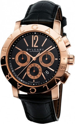 Bulgari,Bulgari - BVLGARI Chronograph 42mm - Rose Gold - Watch Brands Direct