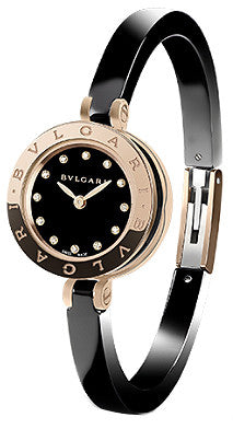 Bulgari,Bulgari - B.zero1 Quartz 23mm - Rose Gold and Ceramic - Medium Length Clasp - Watch Brands Direct